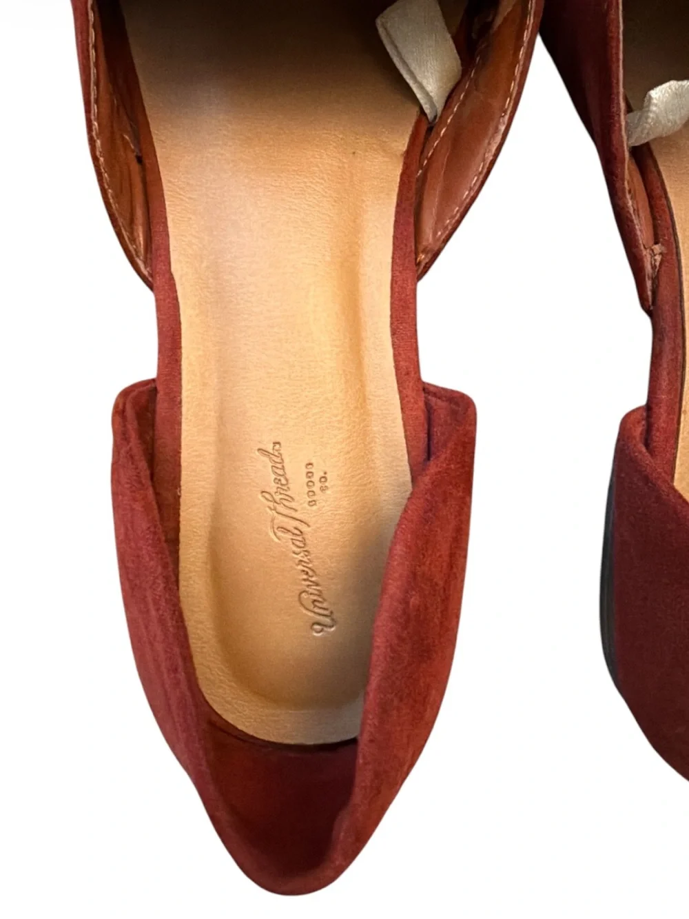 Universal Thread Women's Rust Suede Slip-On Loafers